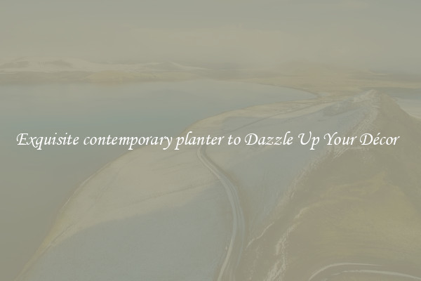 Exquisite contemporary planter to Dazzle Up Your Décor  