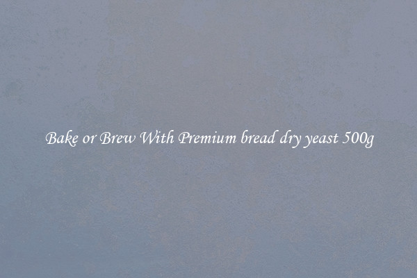 Bake or Brew With Premium bread dry yeast 500g