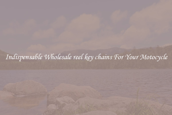 Indispensable Wholesale reel key chains For Your Motocycle