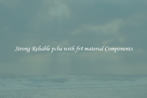Strong Reliable pcba with fr4 material Components
